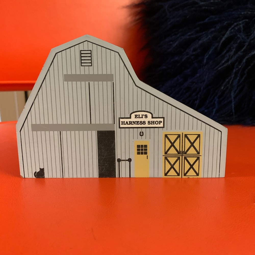 Signed Cat’s Meow Village - Eli’s Harness Shop